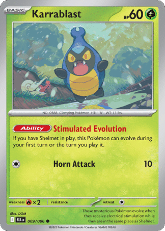 Karrablast Poke Ball - Black Bolt
