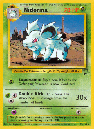 Nidorina - Base Set 2