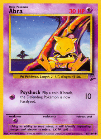 Abra - Base Set 2