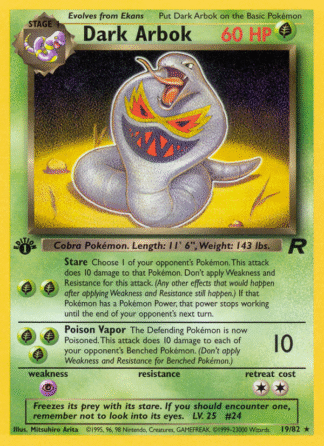 Dark Arbok - Team Rocket