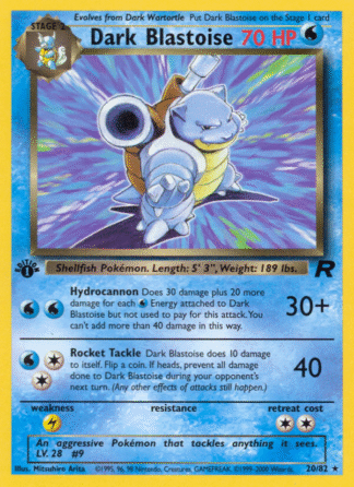 Dark Blastoise - Team Rocket