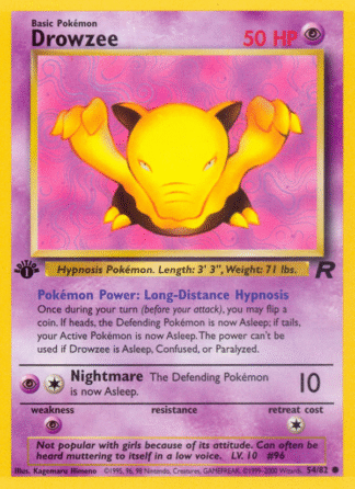 Drowzee - Team Rocket