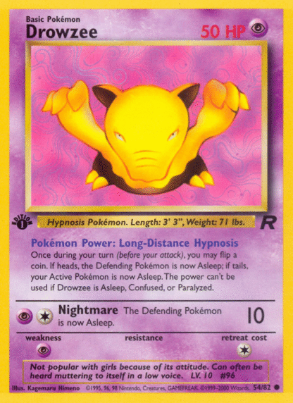 Drowzee - Team Rocket