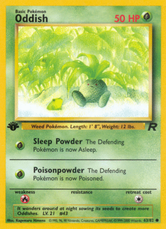Oddish - 1st Edition Team Rocket