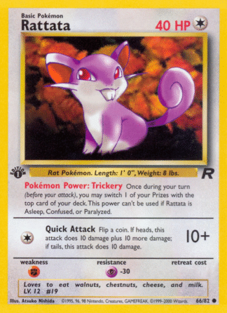 Rattata - 1st Edition Team Rocket