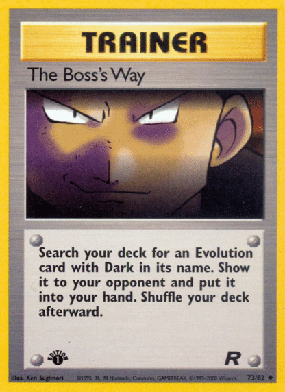 The Boss's Way - Team Rocket