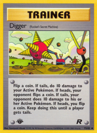 Digger - 1st Edition Team Rocket