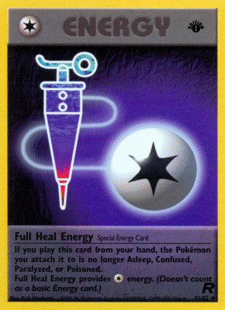 Full Heal Energy - 1st Edition Team Rocket