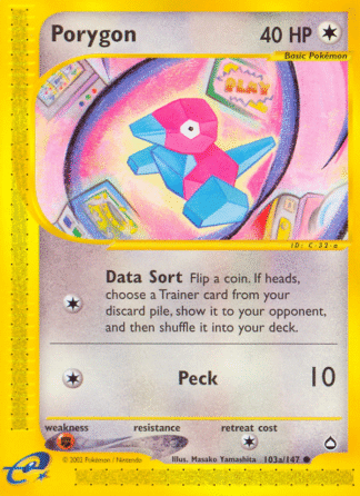 Porygon - Aquapolis