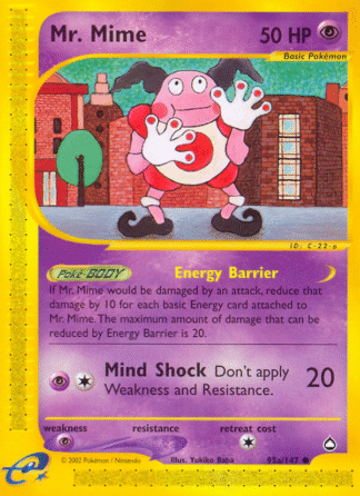 Mr. Mime - Aquapolis