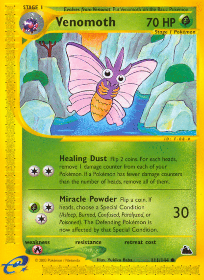 Venomoth Reverse - Skyridge