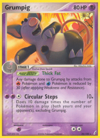 Grumpig Reverse - Crystal Guardians