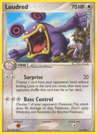 Loudred Reverse - Crystal Guardians