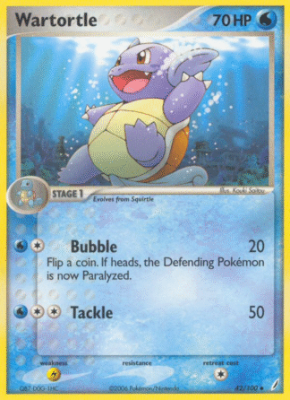 Wartortle Reverse - Crystal Guardians