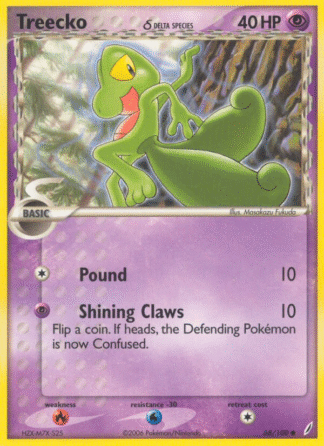Treecko δ Reverse - Crystal Guardians