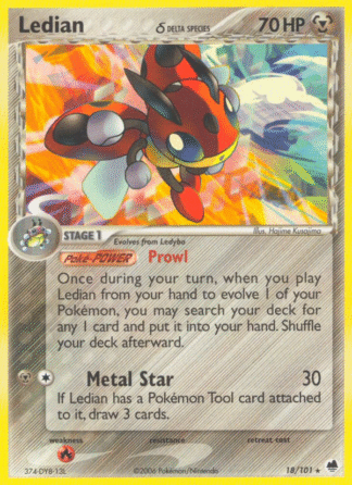 Ledian δ Reverse - Dragon Frontiers