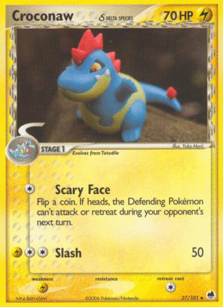Croconaw δ Reverse - Dragon Frontiers