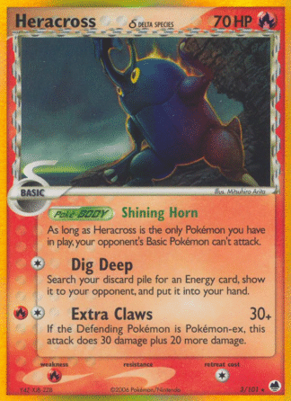 Heracross δ Reverse - Dragon Frontiers