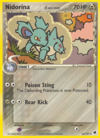 Nidorina δ Reverse - Dragon Frontiers