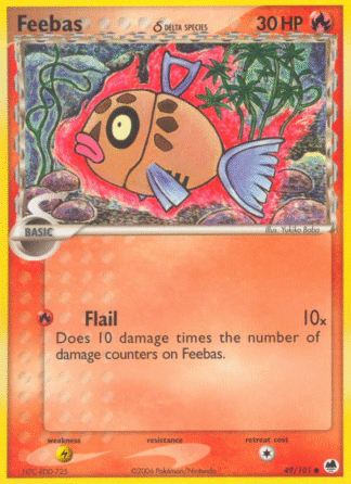 Feebas δ Reverse - Dragon Frontiers