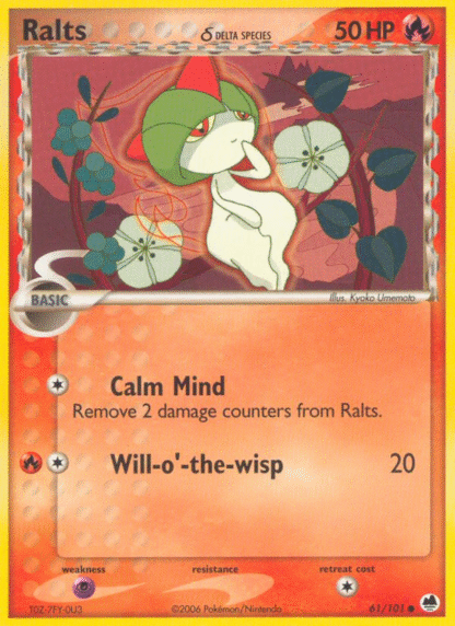 Ralts δ Reverse - Dragon Frontiers