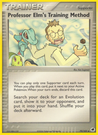 Professor Elm's Training Method Reverse - Dragon Frontiers