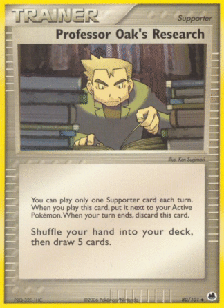 Professor Oak's Research Reverse - Dragon Frontiers