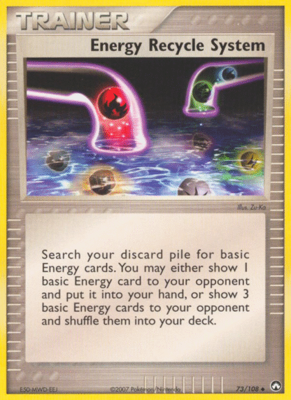 Energy Recycle System Reverse - Power Keepers