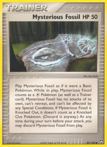 Mysterious Fossil Reverse - Power Keepers