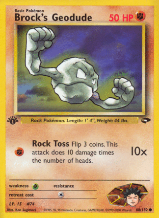 Brock's Geodude - Gym Challenge