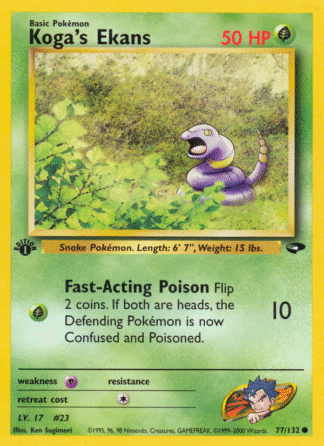 Koga's Ekans - Gym Challenge