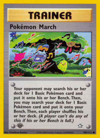 Pokémon March - 1st Edition Neo Genesis