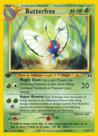 Butterfree - 1st Edition Neo Discovery