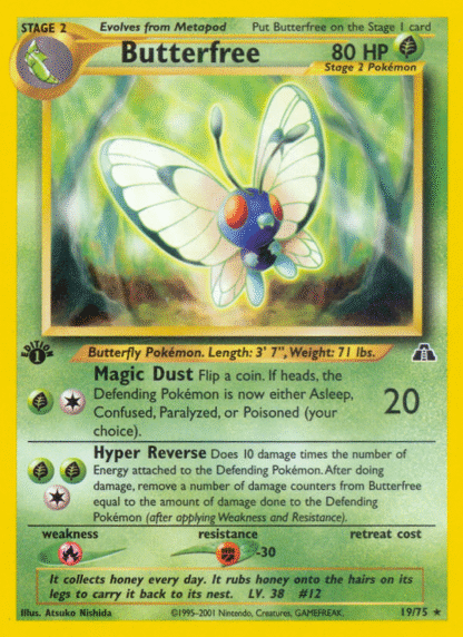 Butterfree - 1st Edition Neo Discovery