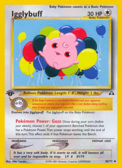 Igglybuff - 1st Edition Neo Discovery