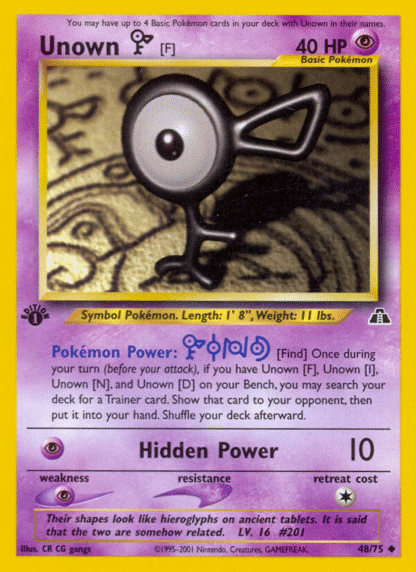 Unown [F] - Neo Discovery