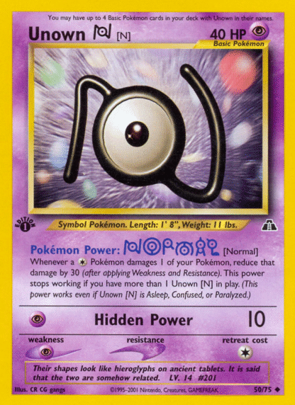 Unown [N] - Neo Discovery