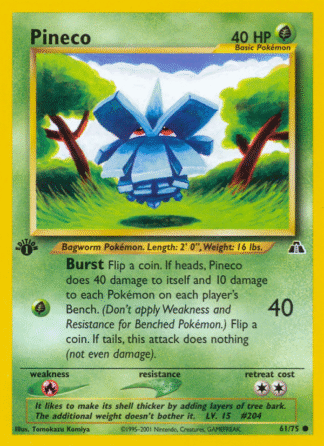 Pineco - 1st Edition Neo Discovery