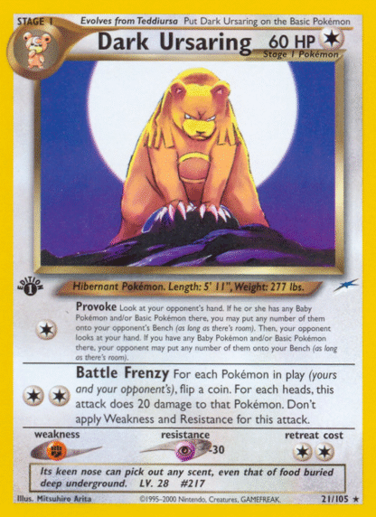 Dark Ursaring - Neo Destiny