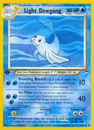 Light Dewgong - Neo Destiny