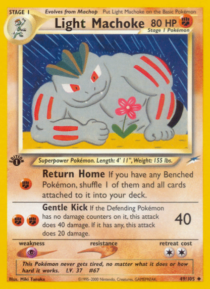 Light Machoke - Neo Destiny