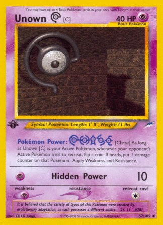 Unown [C] - Neo Destiny