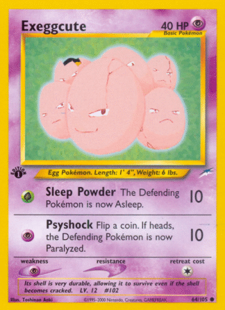 Exeggcute - 1st Edition Neo Destiny