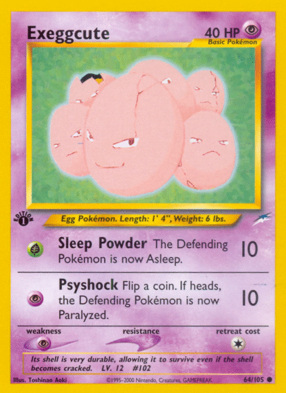 Exeggcute - 1st Edition Neo Destiny