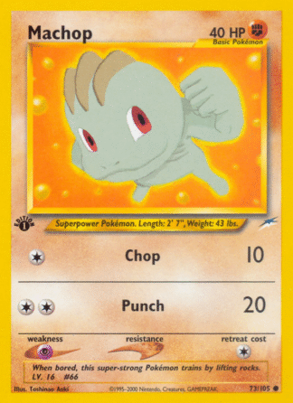 Machop - 1st Edition Neo Destiny