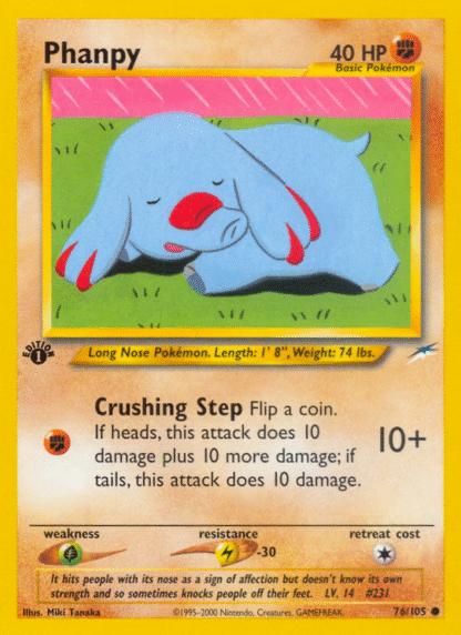 Phanpy - Neo Destiny