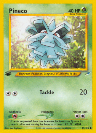 Pineco - 1st Edition Neo Destiny