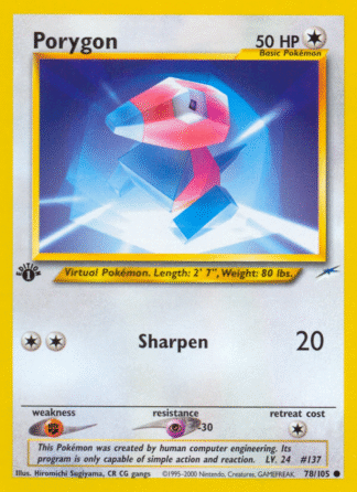 Porygon - Neo Destiny