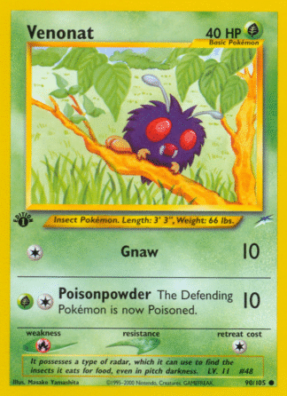 Venonat - 1st Edition Neo Destiny