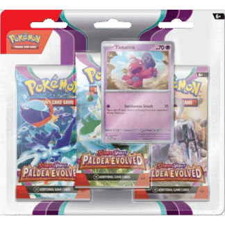 Pokémon Paldea Evolved 3 pack blister